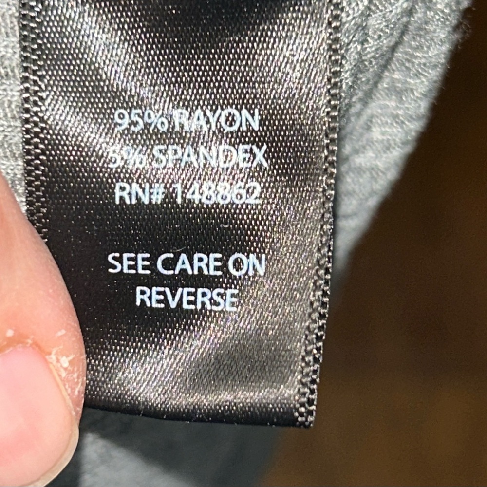 Torrid Gray Women's super soft sleep ribbed Tank Top - Picture 4 of 6